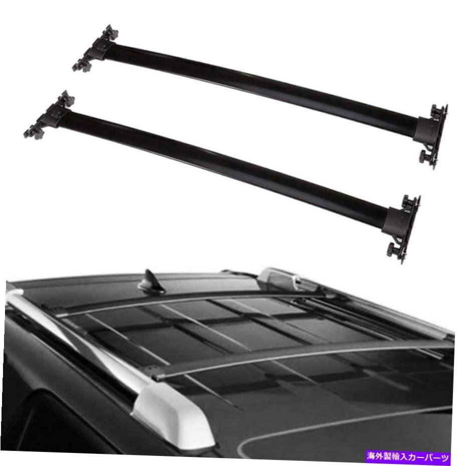 08-13のカールーフラッククロスバートヨタハイランダートップレールの荷物が私たちを運びますCar Roof Rack Cross Bars For 08-13 Toyota_画像1