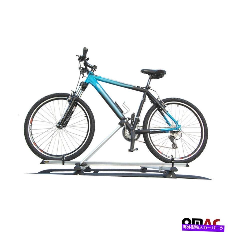 自転車キャリアルーフマウントアルミニウムスチール自転車ラックサイクリングカートラックSUVBike Carrier Roof Mount Aluminum Steel Bic_画像3