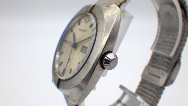 ●WALTHAM VACUUM AUTOMATIC ウォルサム バキューム オートマチック デイデイト 自動巻き 腕時計 稼働の画像3