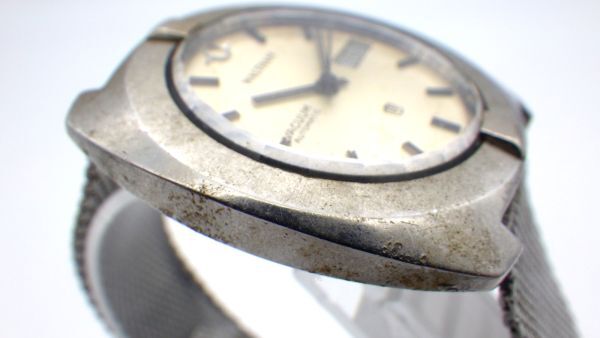 ●WALTHAM VACUUM AUTOMATIC ウォルサム バキューム オートマチック デイデイト 自動巻き 腕時計 稼働の画像4