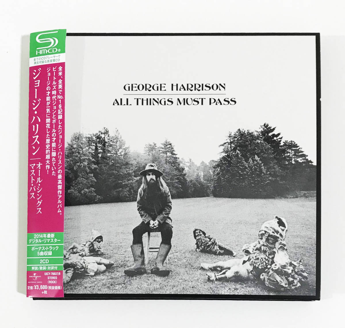 【送料無料！】2014年盤 GEORGE HARRISON ジョージ・ハリスン 2CD「オール・シングス・マスト・パス」紙ジャケット仕様_画像2