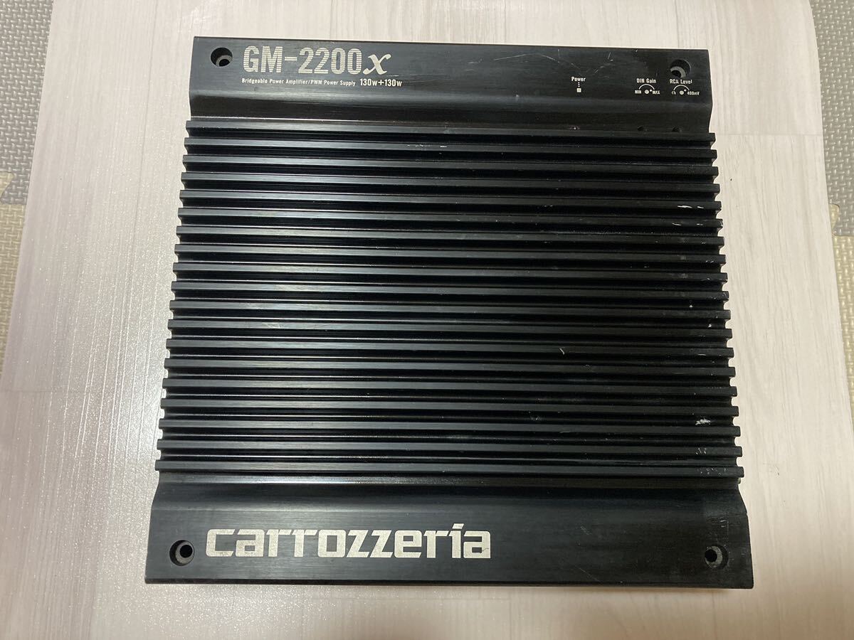 動作未確認 カロッツェリア 2ch アンプ gm-2200x _画像1