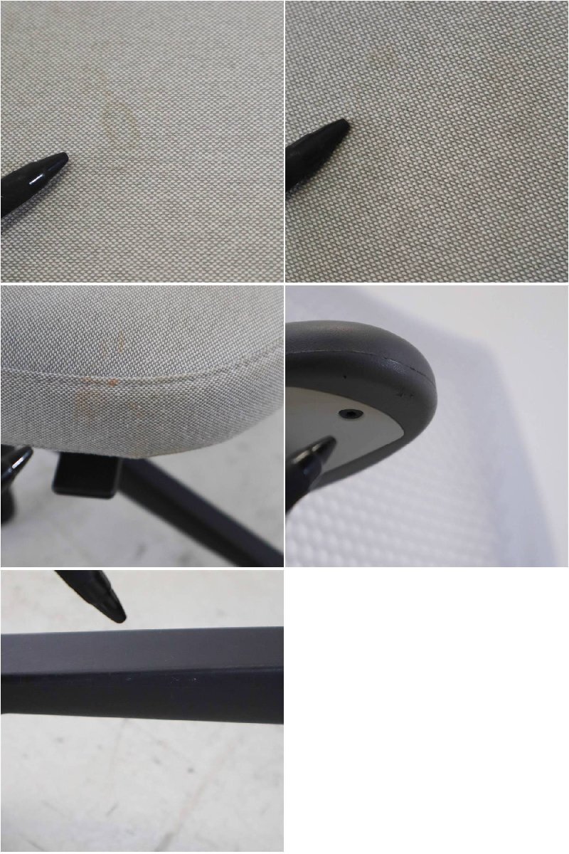 vitra. ヴィトラ 【ID Air】ID Chair Concept IDチェア デスクチェア 肘付き 布張り グレー系 アントニオ・チッテリオ IDエア★823h18の画像10