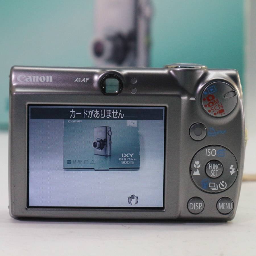 美品 動作品 Canon IXY DIGITAL 900IS コンパクトデジタルカメラ本体 約710万画素 4倍ズーム 充電器等付属 キヤノン イクシー◆811f08の画像3