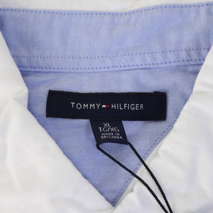 新品！トミーヒルフィガー メンズ 長袖シャツ XLサイズ 2枚セット ブルー＆ホワイト Tommy Hilfiger★820v21_画像3