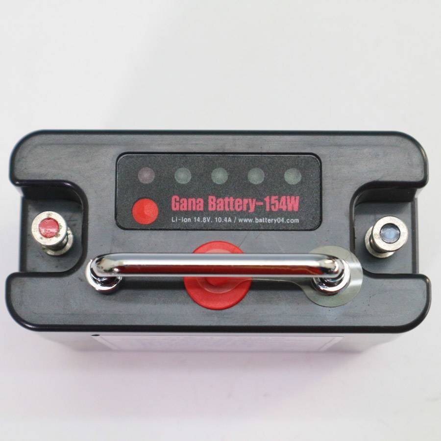 GANA BATTERY-154W リチウムイオンバッテリー MAX 50A 電動リール用 釣り フィッシング◆821f09の画像3