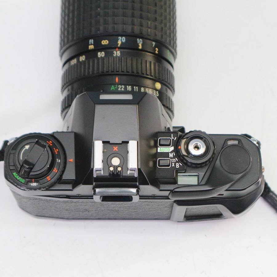 PENTAX SUPER A 一眼レフフィルムカメラ 本体 1:3.5 35-105mm ズームレンズ付き ジャンク品 ペンタックス スーパーA◆822f12の画像3