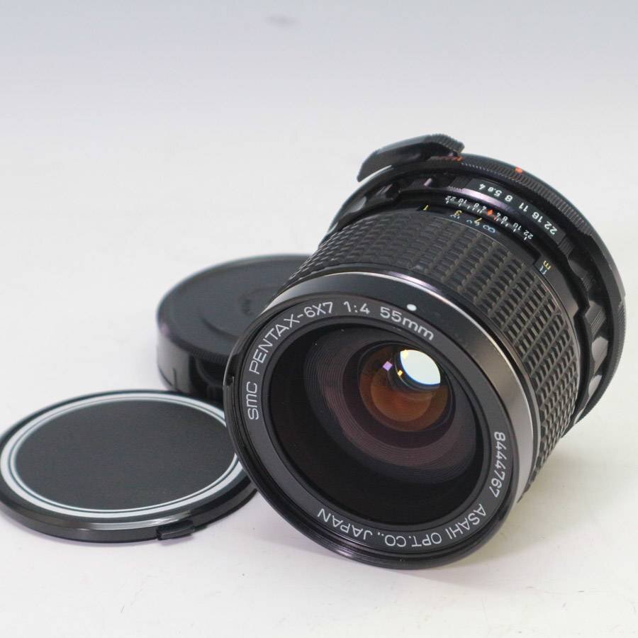 ASAHI PENTAX ペンタックス SMC PENTAX 6x7 1:4 55mm 中判カメラ用レンズ ◆824f08の画像1