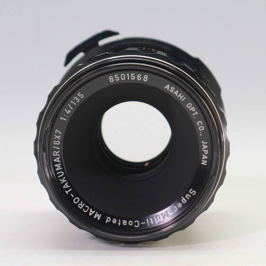 ASAHI PENTAX ペンタックス Super-Multi-Coated MACRO-TAKUMAR 6×7 1:4/135 中判カメラ用 レンズ ◆824f11の画像2