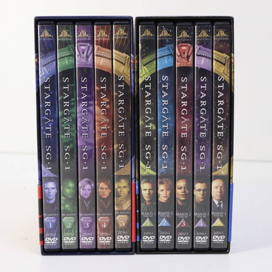 美品！スターゲイト SG-1 初回生産限定 帯付き DVDコンプリートBOX シーズン1・2セット 海外ドラマ GXBA-23735/24316★827v02の画像2