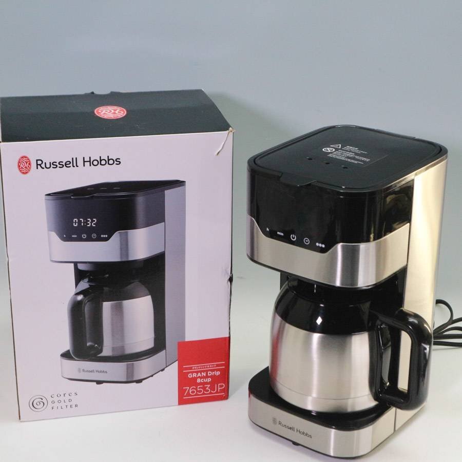 2020年製 ラッセルホブス コーヒーメーカー グランドドリップ8カップ 7653JP Russell Hobbs◆827f03_画像1