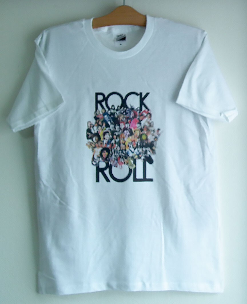  新品・送料込★ロックスター★白M半袖★ROCK and ROLL★オールスター