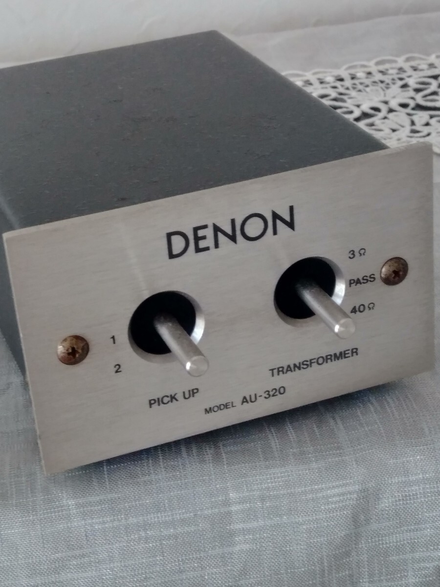DENON MC昇圧トランス AU-320 動作音質良好品 デ ノン 昇圧トランスの画像1