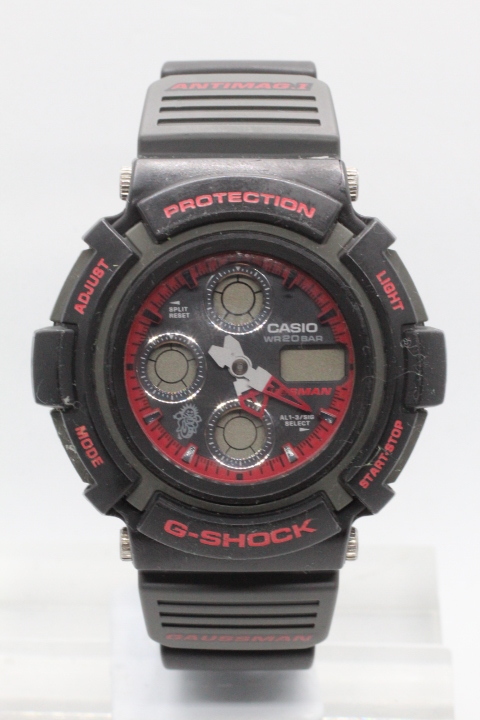 【CASIO】G-SHOCK GAUSSMAN AW-571E-4A1T 中古品時計 分解掃除必要 部品取りに 24.4.29の画像1