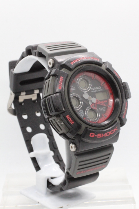 【CASIO】G-SHOCK GAUSSMAN AW-571E-4A1T 中古品時計 分解掃除必要 部品取りに 24.4.29の画像3