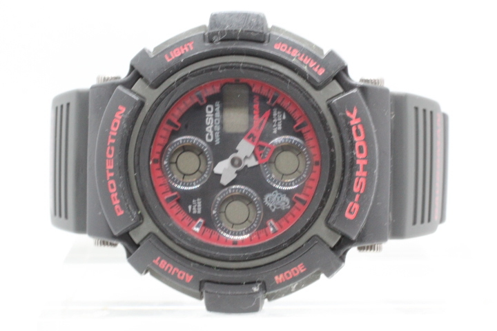 【CASIO】G-SHOCK GAUSSMAN AW-571E-4A1T 中古品時計 分解掃除必要 部品取りに 24.4.29の画像7