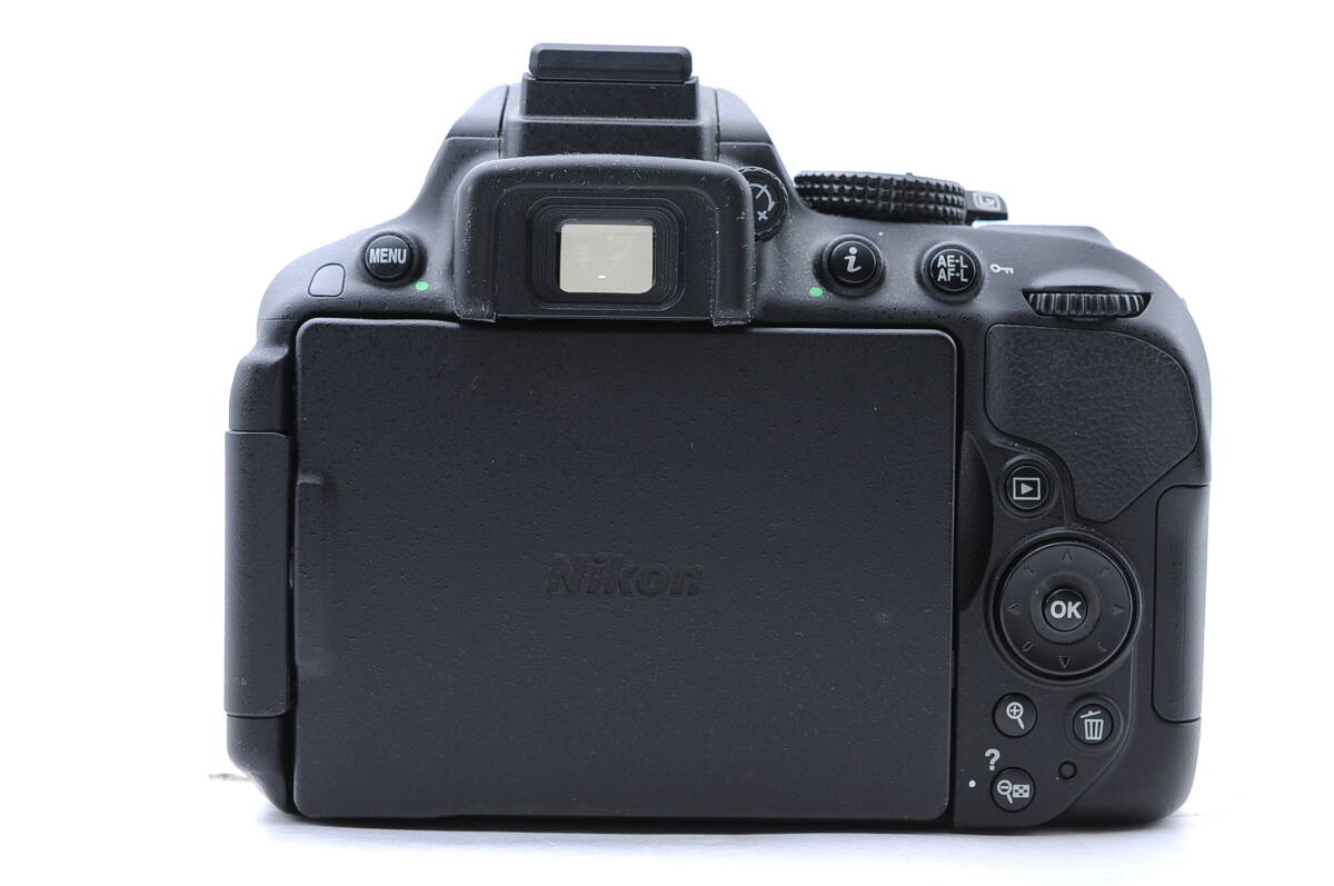 ★現状品/外観きれい★ ニコン NIKON D5300 ボディ シャッター回数1122回_画像6