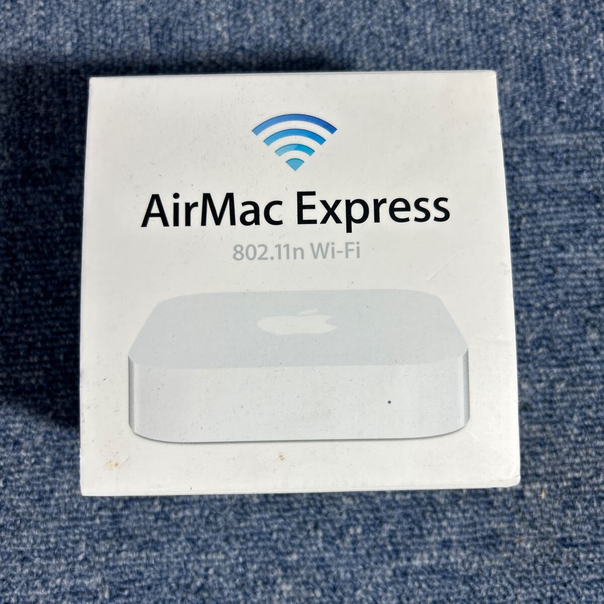 Apple アップル AirMac Express ベースステーション MC414J/A A1392 F12HQ47GDV2R 802.11n Wi-Fi 通電動作未確認_画像1