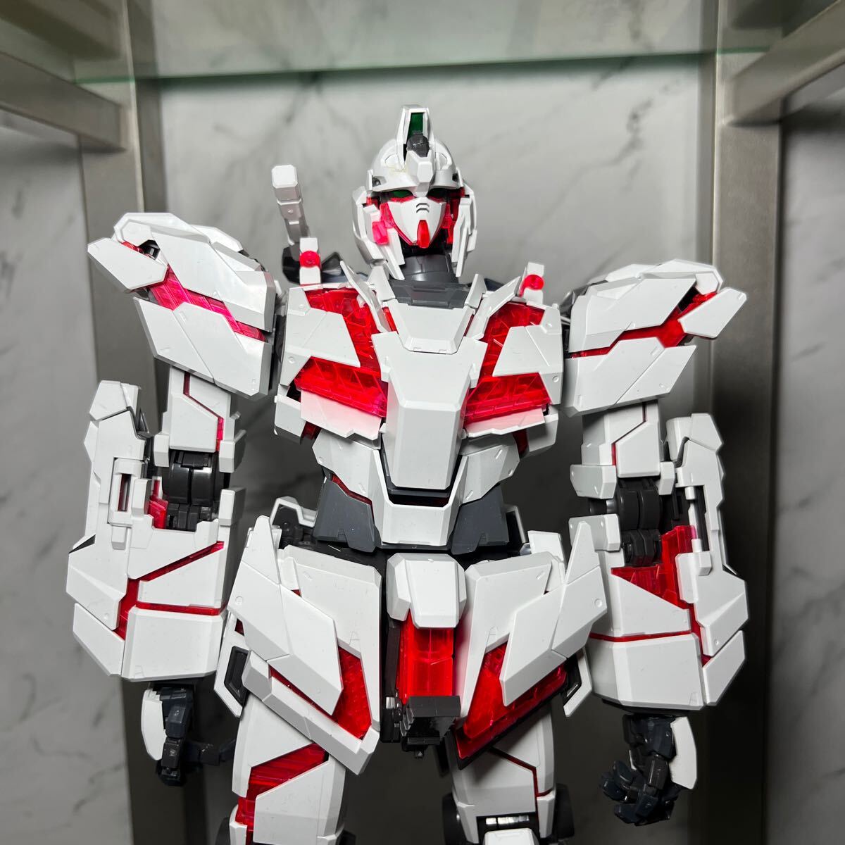 RX-0 ユニコーンガンダム Ver.Ka 1/100スケール MG ガンダムUC 機動戦士ガンダムUC ジャンク品 240426M02_画像2