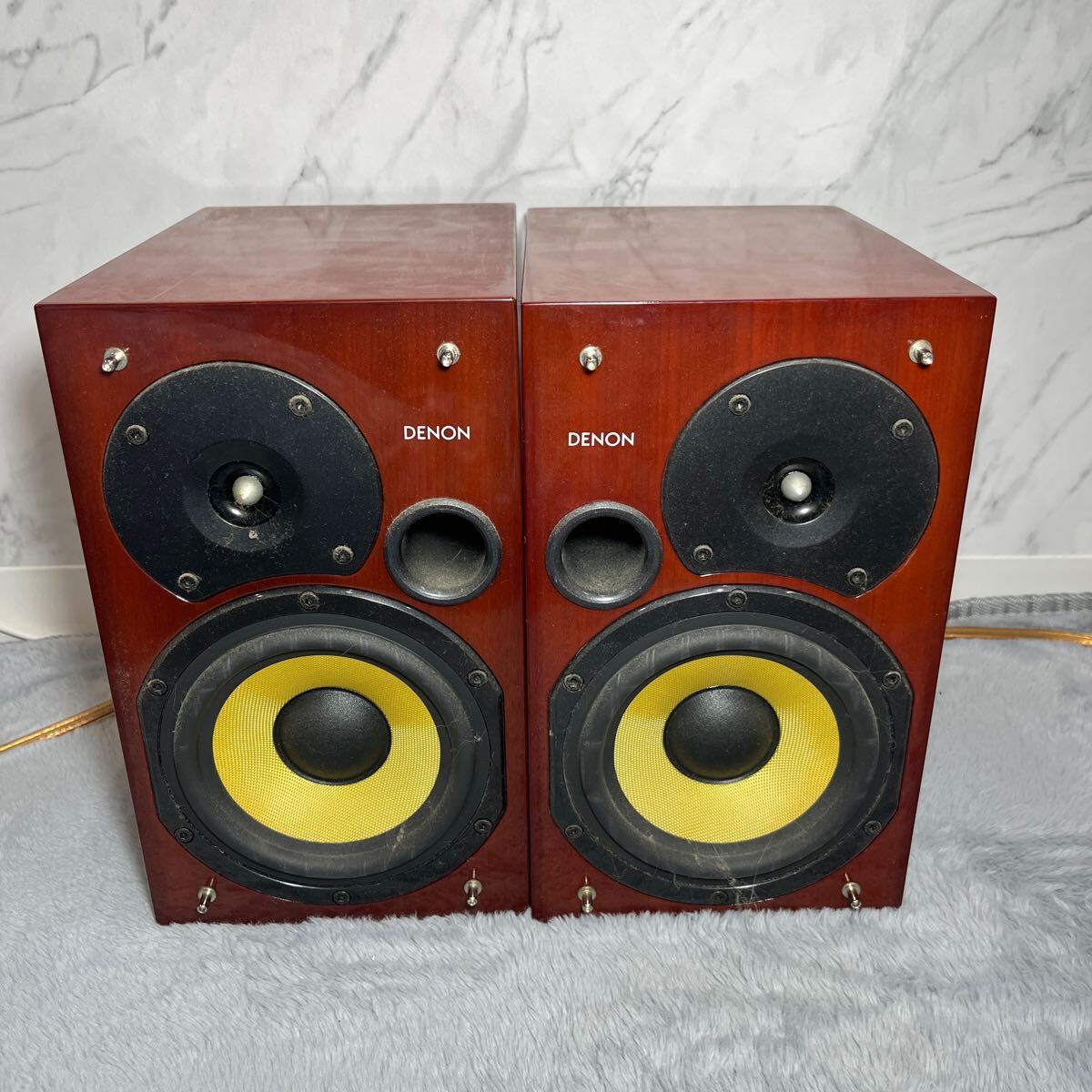 DENON Denon SC-MG35LT 2WAY SPEAKER PAIR звуковая аппаратура простой выход звука проверка settled 240426M05