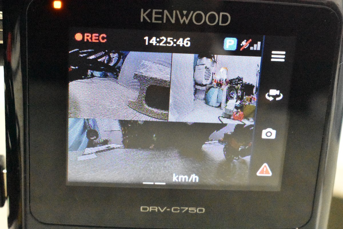 ケンウッド ドライブレコーダー DRV-C750 前後 2カメラ ドラレコ 360度　*14_画像7