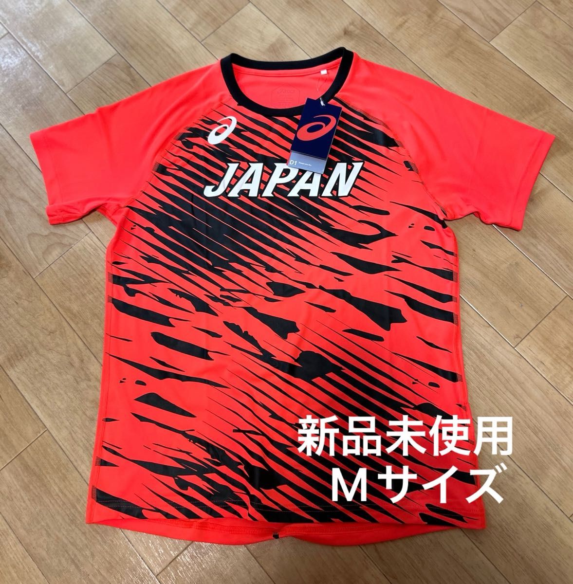 〈新品未使用〉asics 日本代表モデル 陸上 Tシャツ Mサイズ