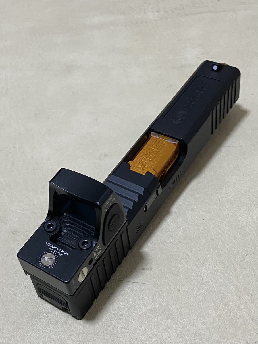 1 иен старт! редкий Detonator G19 GLOCK19g блокировка 19 custom скользящий внешний barrel точка сайт есть * прекрасный товар редкость товар te тон ita-