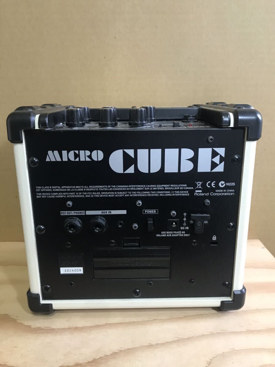 ローランド Roland マイクロキューブ MICRO CUBE ギターアンプ 　中古美品_画像6