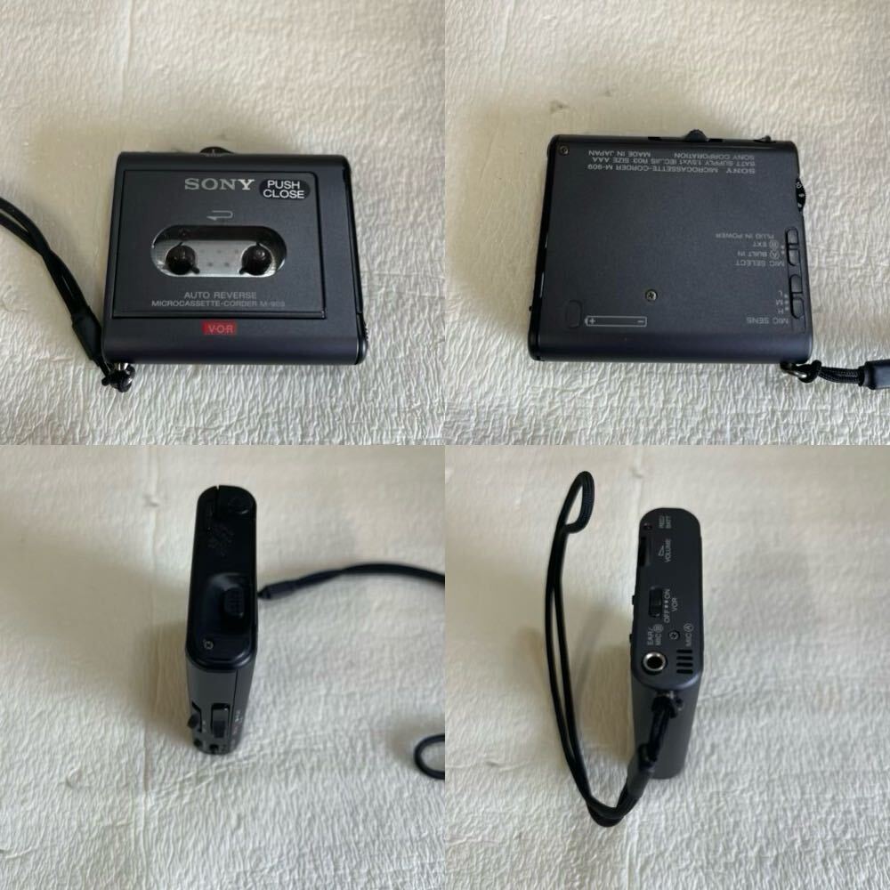 [ работоспособность не проверялась ]SONY Sony микро кассета магнитофон M-909 кассетная лента магнитофон с футляром 