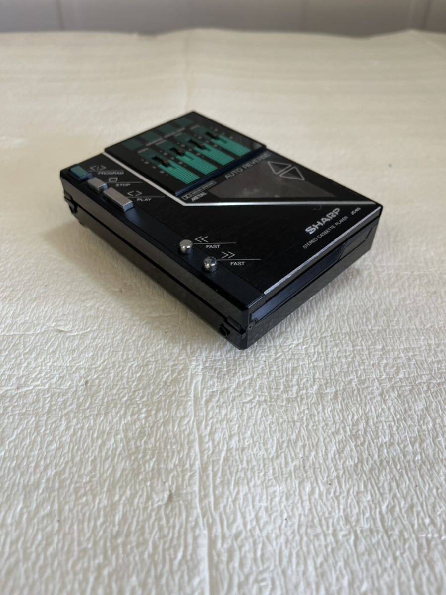 【ジャンク品】SHARP シャープ JC-N5 ポータブル カセットプレイヤー カセット 昭和レトロ レトロの画像4