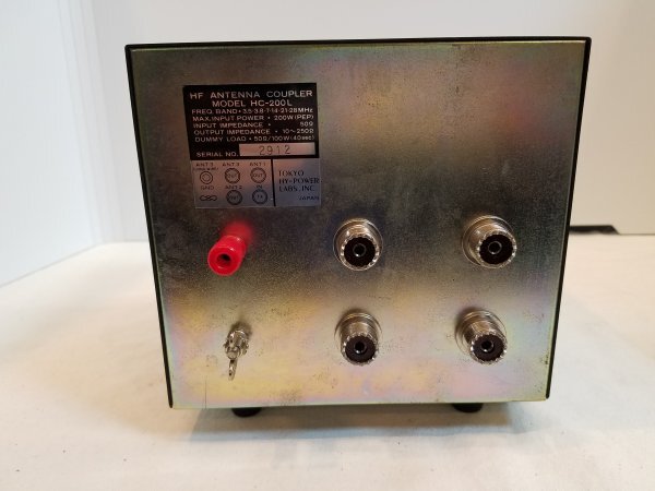 アンテナチューナーTOKYO HI-POWER HC-200 Yahoo!オークション - 東京ハイパワー HC-200L アンテナカプラ+