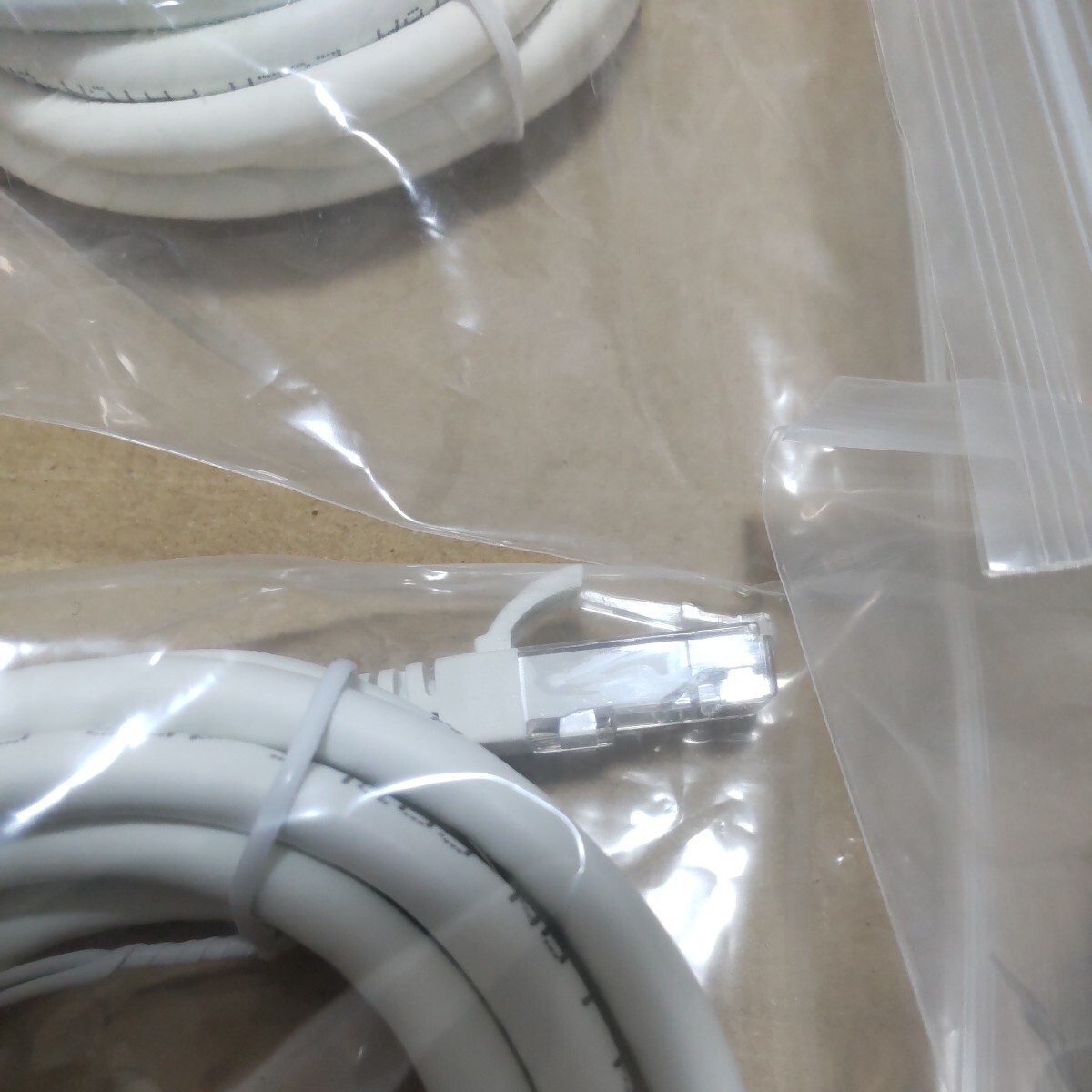 new goods unused LAN cable category -6A 2m 8 pcs set CAT.6A nail breaking prevention 10Gbps free shipping Bulk goods 