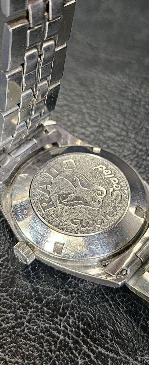 【1円～】RADO Golden Horse AUTOMATIC 11675/1 ラドー ゴールデンホース 自動巻き メンズ腕時計 デイト 赤カレンダー 稼動品の画像2