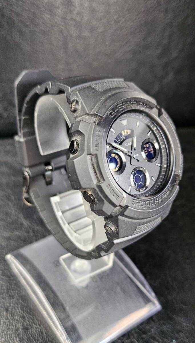 【1円～】CASIO カシオ G-SHOCK デジアナ AW-591BB 4778 メンズ腕時計 QZ ブラック 稼働品の画像2