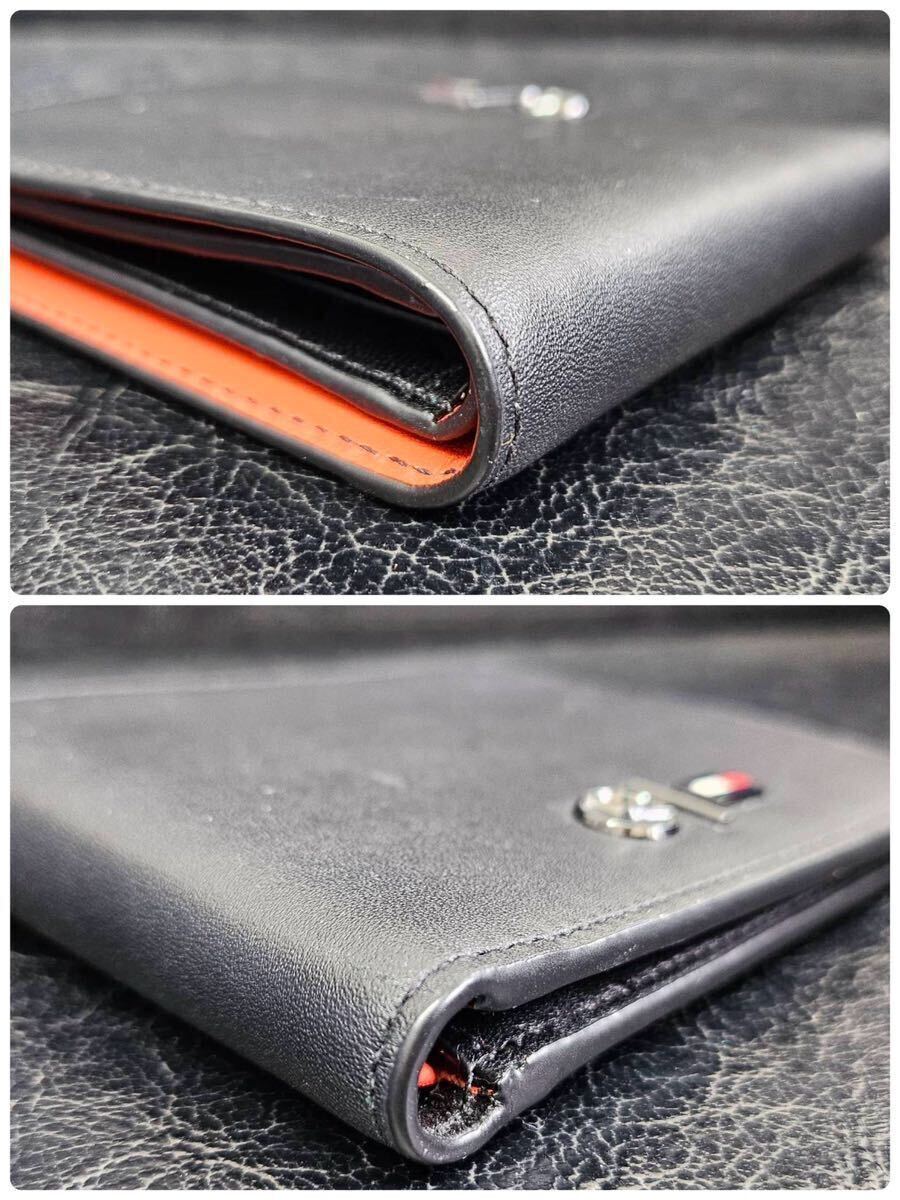 TOMMY HILFIGER × AMG トミーヒルフィガー ベンツ コラボ 財布 メンズ 二つ折り財布 黒 ブラックの画像4