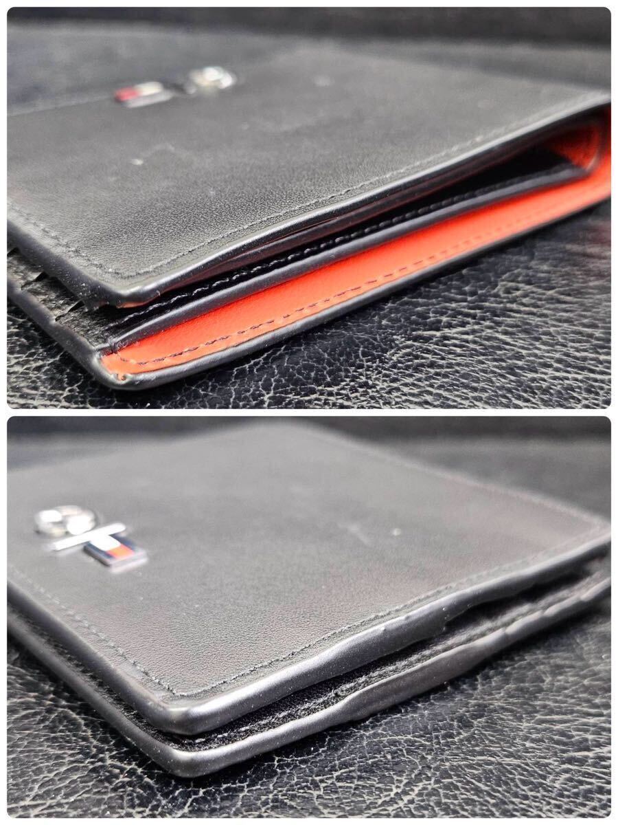 TOMMY HILFIGER × AMG トミーヒルフィガー ベンツ コラボ 財布 メンズ 二つ折り財布 黒 ブラックの画像5