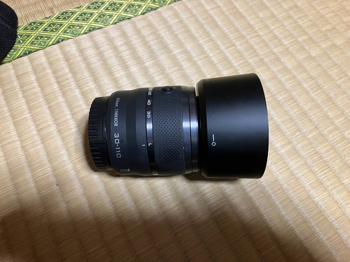 Nikon 1 NIKKOR 30-110 3.8-5.6 konko プロテクタ　レンズフード付き　未チェック_画像1