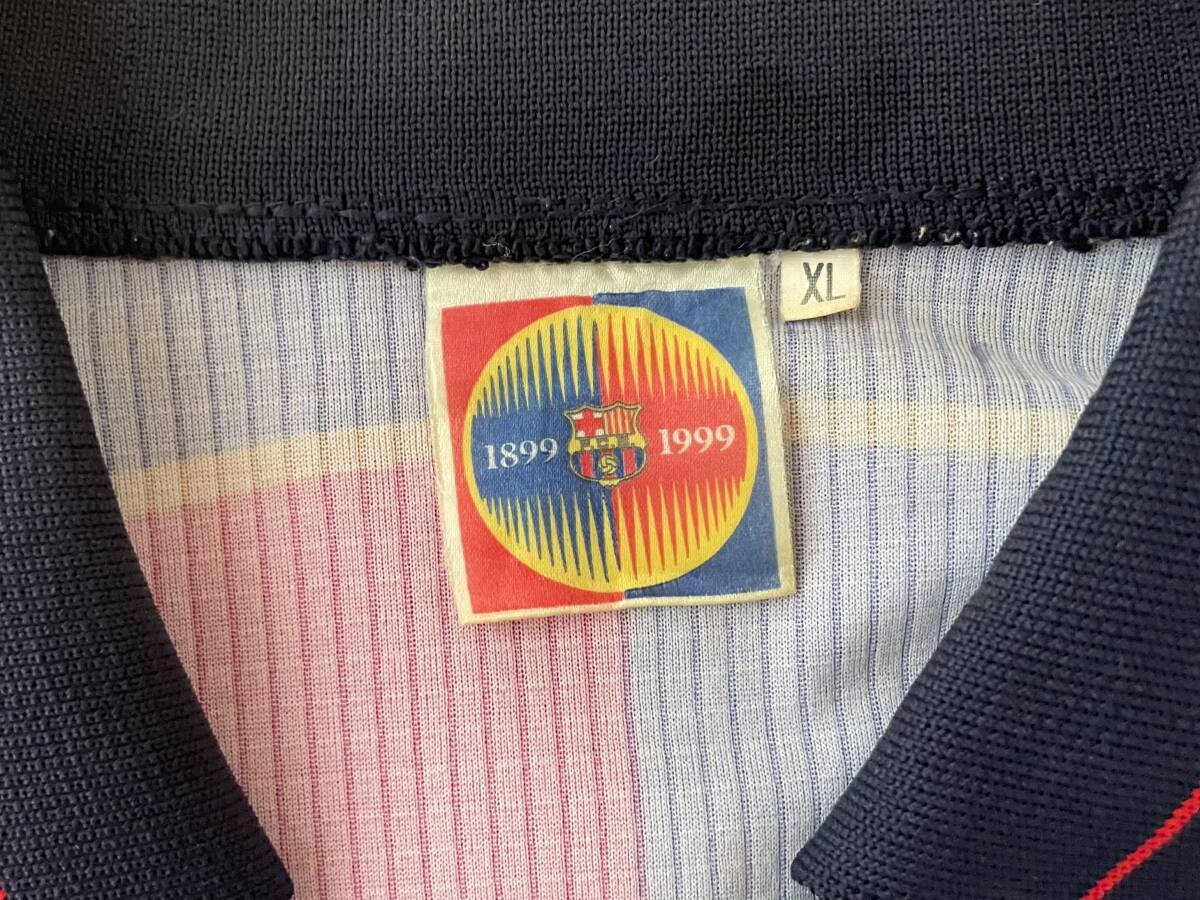 バルセロナ１００周年記念ゲームシャツ ７ＦＩＧＯ ルイスフィーゴ 現地購入品 ＸＬサイズ 未使用に近い 送料込