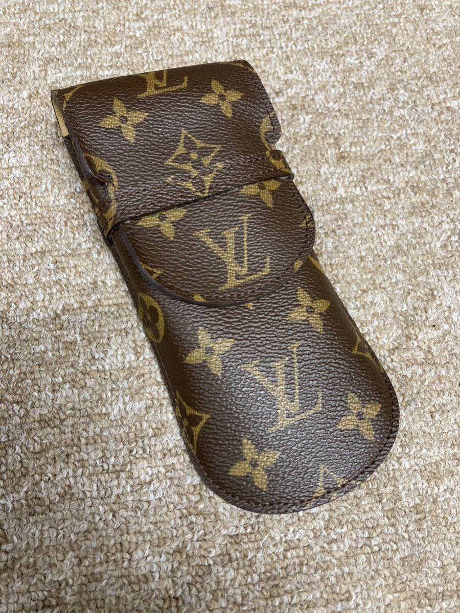 LOUIS VUITTON ルイ・ヴィトン モノグラム エテュイ リュネット ラバ MI0040メガネケースの画像1