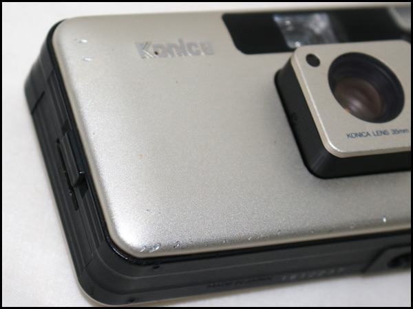 ■Konica コニカ BiG mini BM-201 35mm F3.5 単焦点レンズ コンパクト フィルムカメラ ジャンク品の画像7