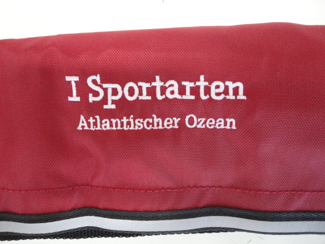 1 иен распродажа!!I sportarten Atlantischer Ozean спасательный жилет ручной ремень красный стоимость доставки вся страна 520 иен 