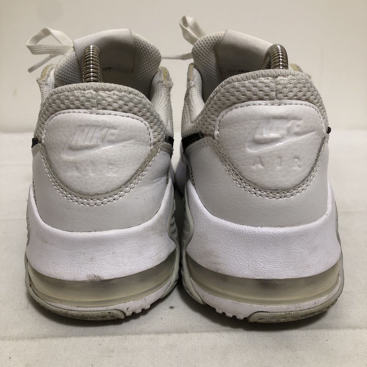 和110★① NIKE AIR MAX ナイキ エアマックス スニーカー シューズ 24.5 レディース ホワイト ブラック_画像4