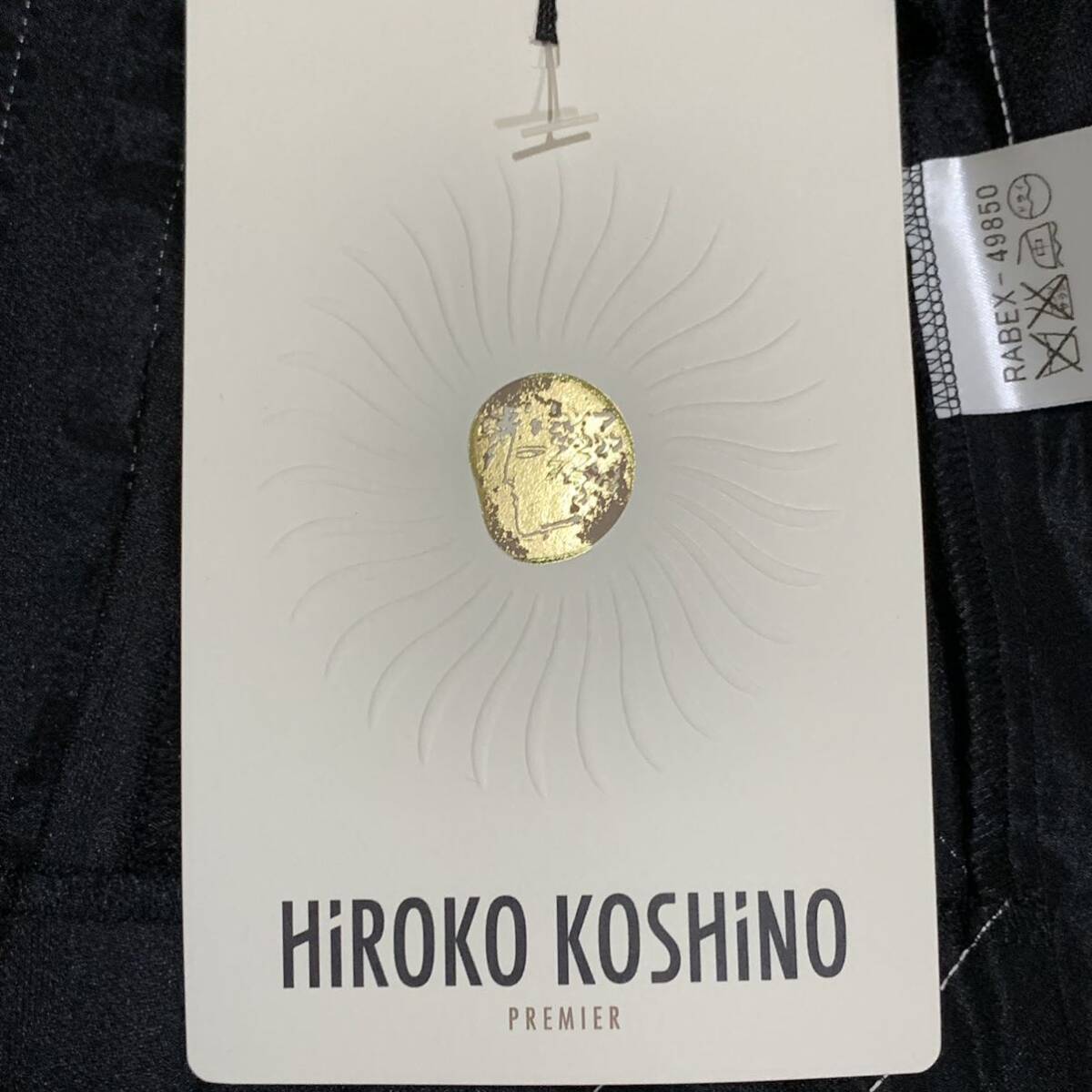 E ▼ 未使用品 / 洗練されたデザイン!! '定価89,250' HIROKO KOSHINO PREMIER ヒロココシノ ストライプ柄 テーラードジャケット size:38_画像7