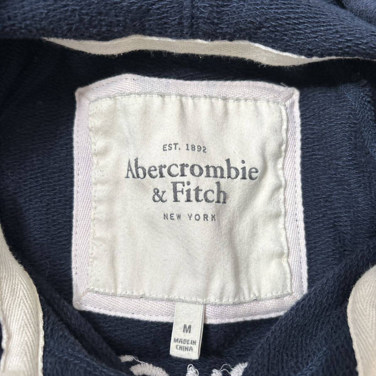 X * \' популярный дизайн \' Abercrmbie&Fitch Abercrombie & Fitch длинный рукав Logo вышивка тренировочный / тянуть over Parker M женский 