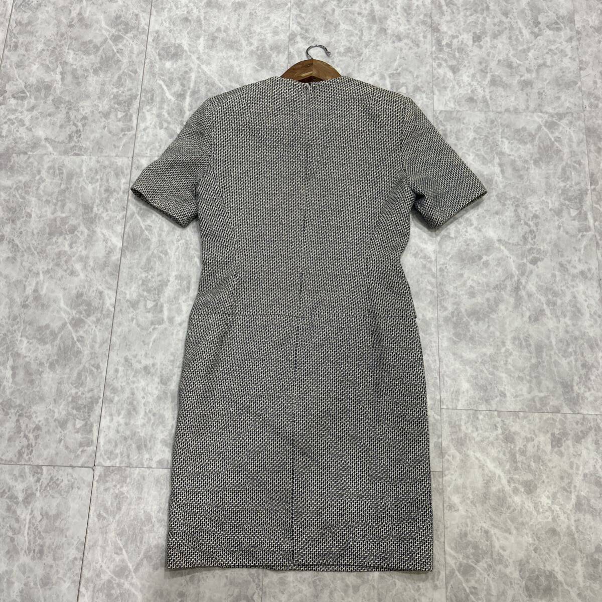 CC ■ 未使用 '定価110,000円' TAKEO NISHIDA タケオニシダ 伊製生地 COTTON ドレス ワンピース size11 レディース 婦人服 トップス 日本製の画像3