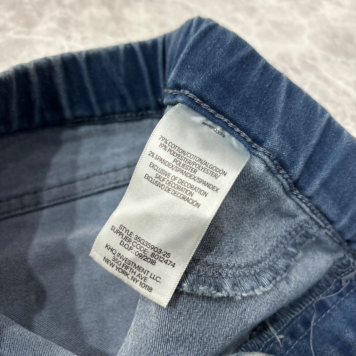 LL ＊ 履き心地抜群 '人気モデル' Calvin Klein Jeans カルバンクライン ジーンズ JEGGING ストレッチ素材 スキニー デニムパンツ size14_画像8