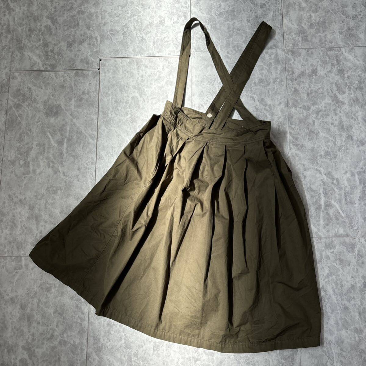 CC ＊ 良品 日本製 '人気モデル' MARKEY'S A BOND マーキーズ 上質コットン素材 サロペット スカート size1 レディース 婦人服 ボトムス_画像2