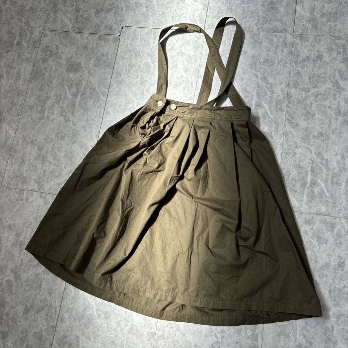 CC ＊ 良品 日本製 '人気モデル' MARKEY'S A BOND マーキーズ 上質コットン素材 サロペット スカート size1 レディース 婦人服 ボトムス_画像4