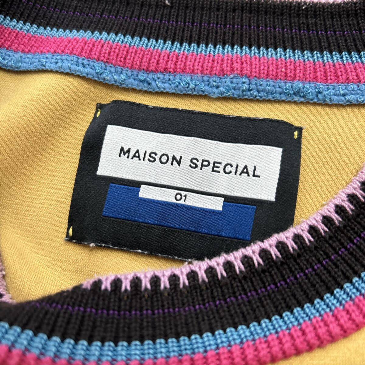 B■ 良品 / 日本製 '洗礼されたデザイン' MAISON SPECIAL メゾンスペシャル 半袖 オーバーサイズ Tシャツ / カットソー 01 紳士服 トップスの画像5