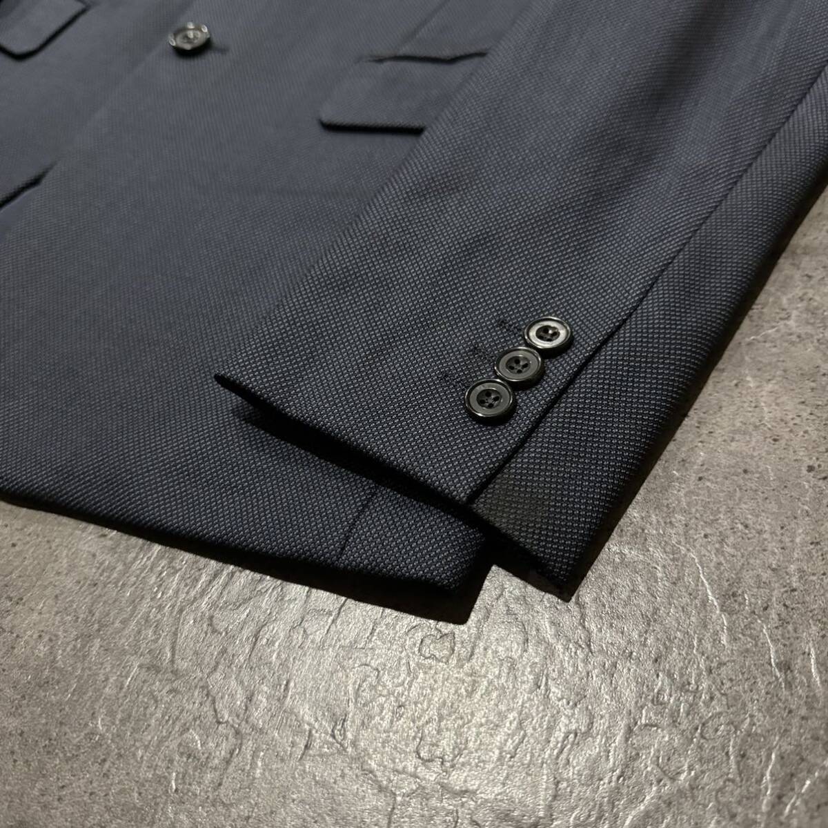 F * superior article / fine quality DORMEUIL company manufactured cloth \' made in Japan \' TAKEO KIKUCHI Takeo Kikuchi WOOL100% tailored jacket 2.size:2 men's outer gentleman clothes 